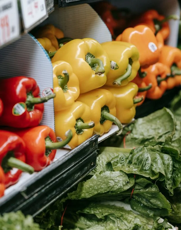 Grocery produce display 