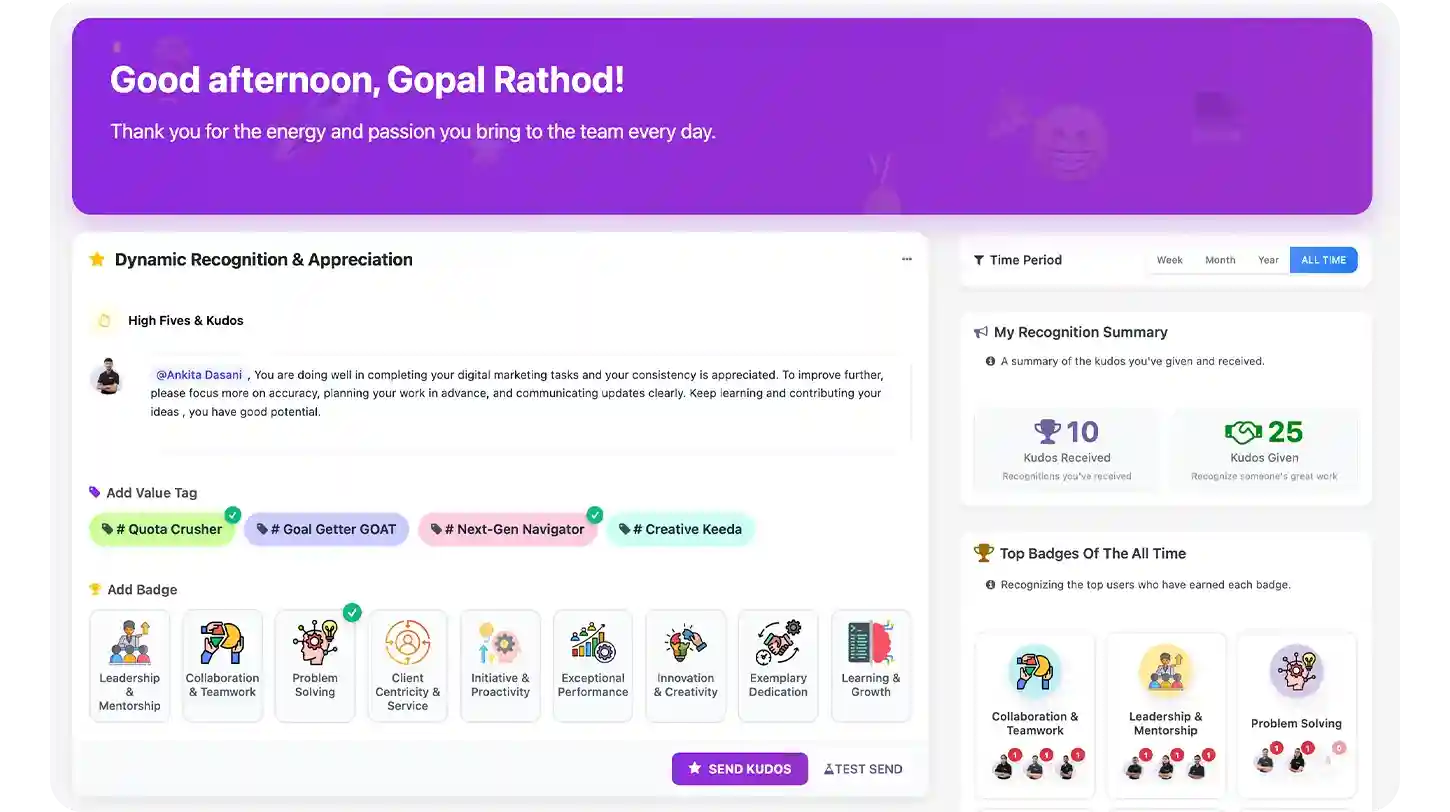 Employee Engagement Dashboard