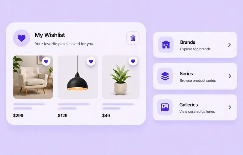 Mobile shopping wishlist