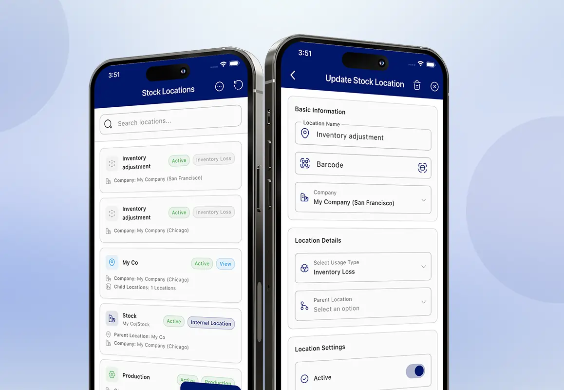 Warehouse management App