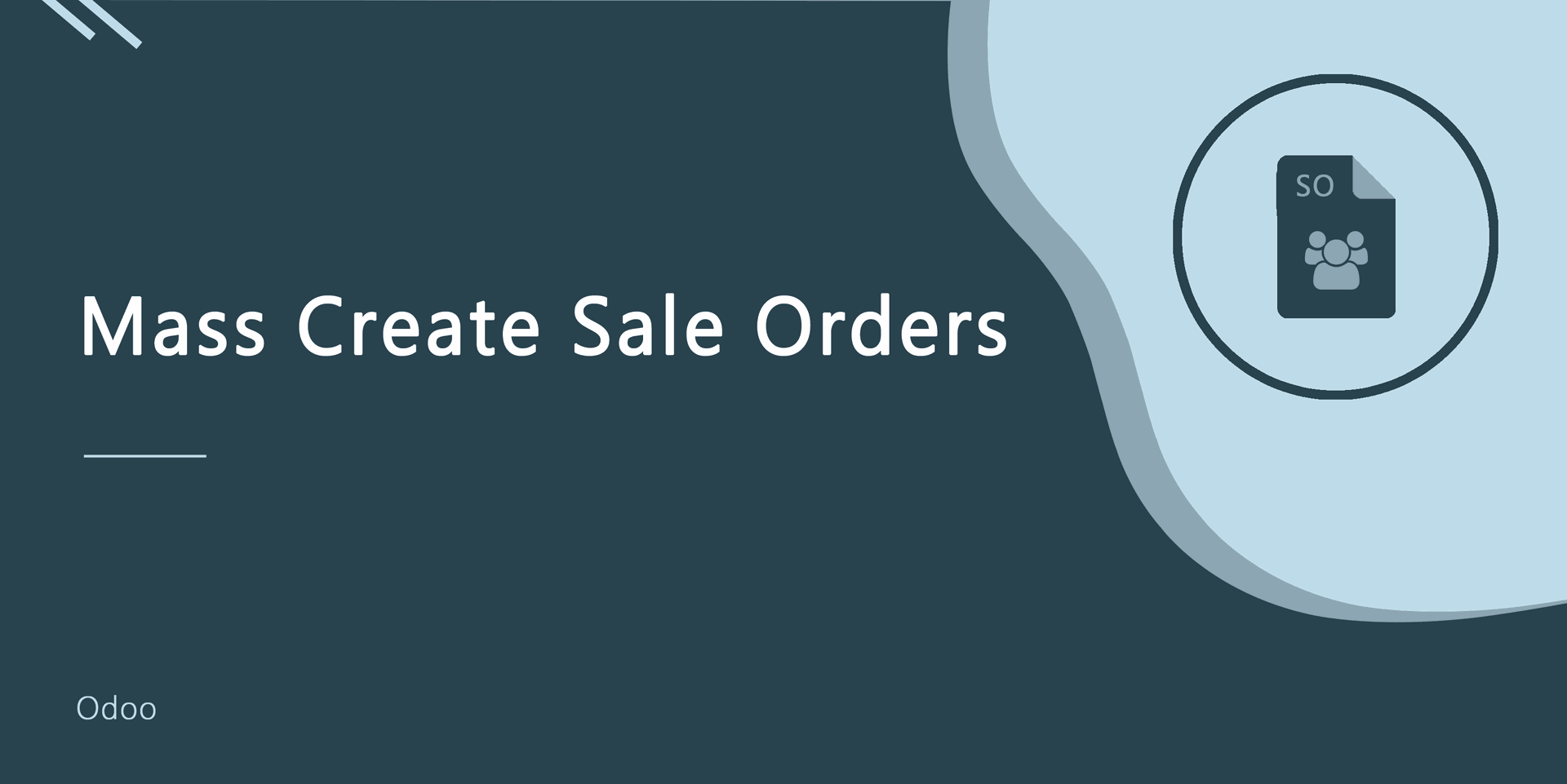 Mass Create Sale Orders
