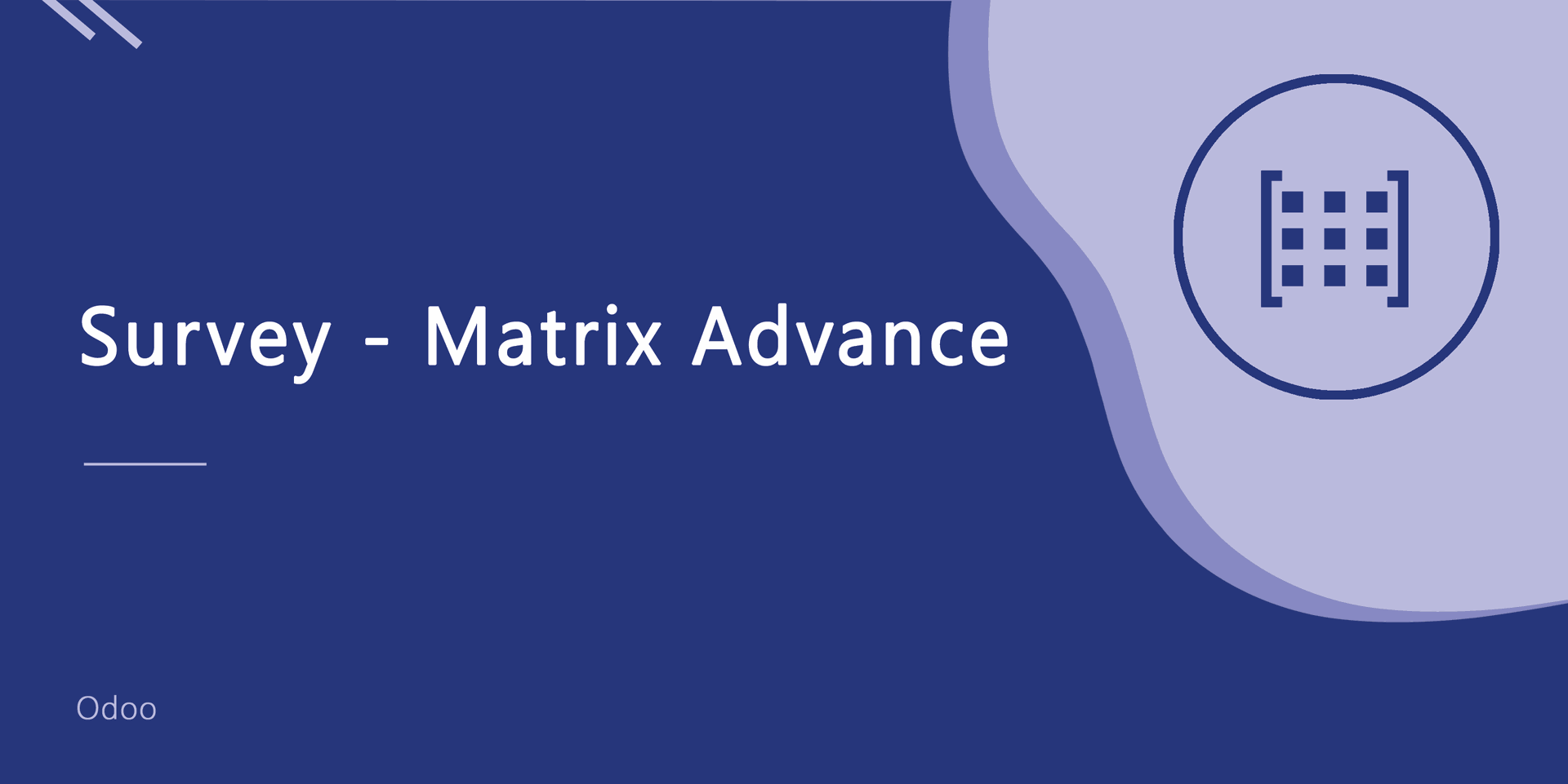 Survey - Matrix Advance