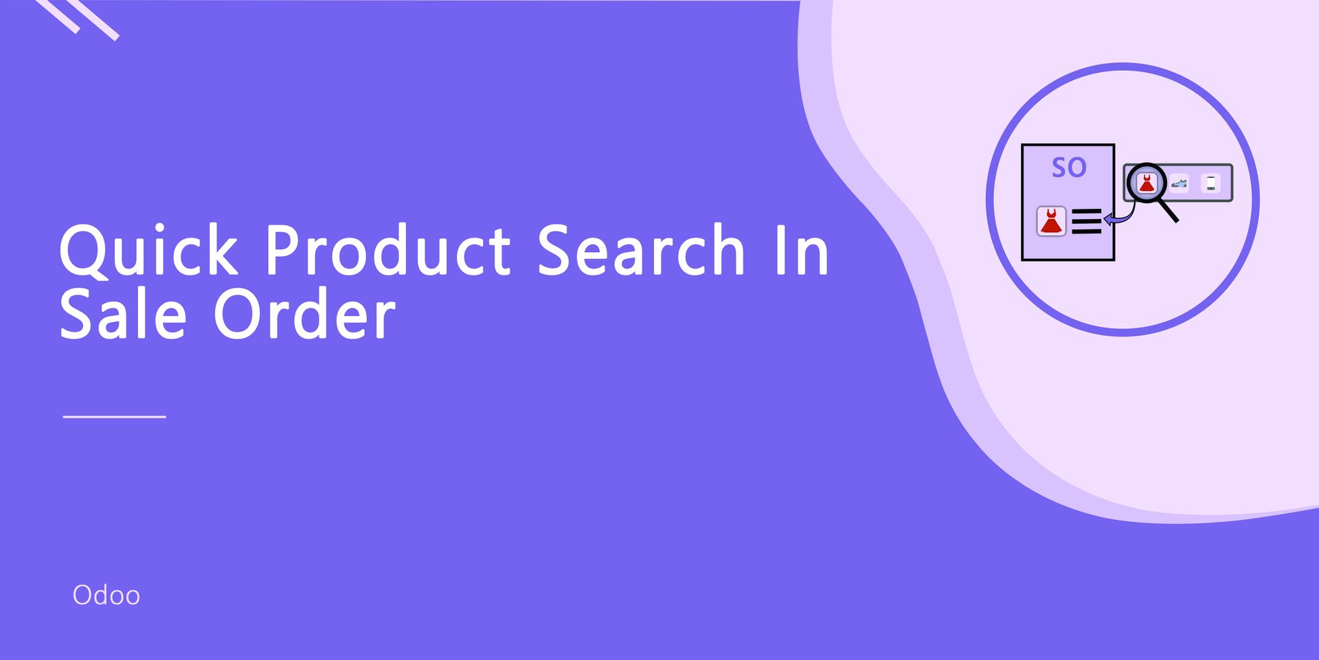 Sales Order Quick Product Search