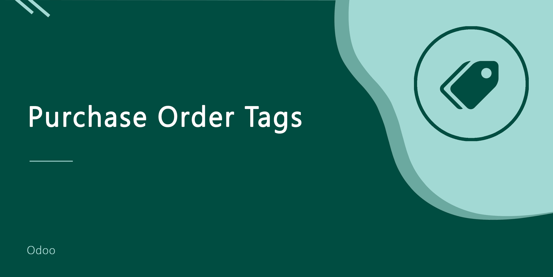Purchase Order/Request For Quotation Tags	
