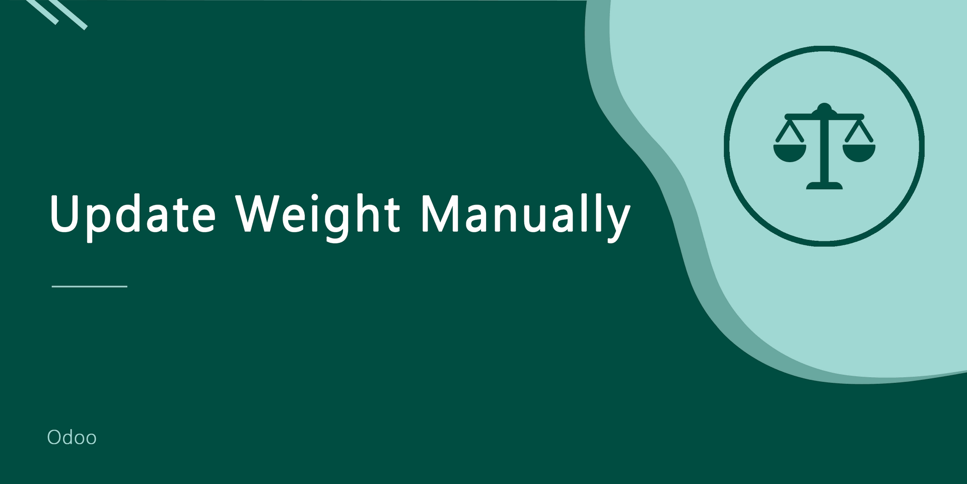 Manually Weight