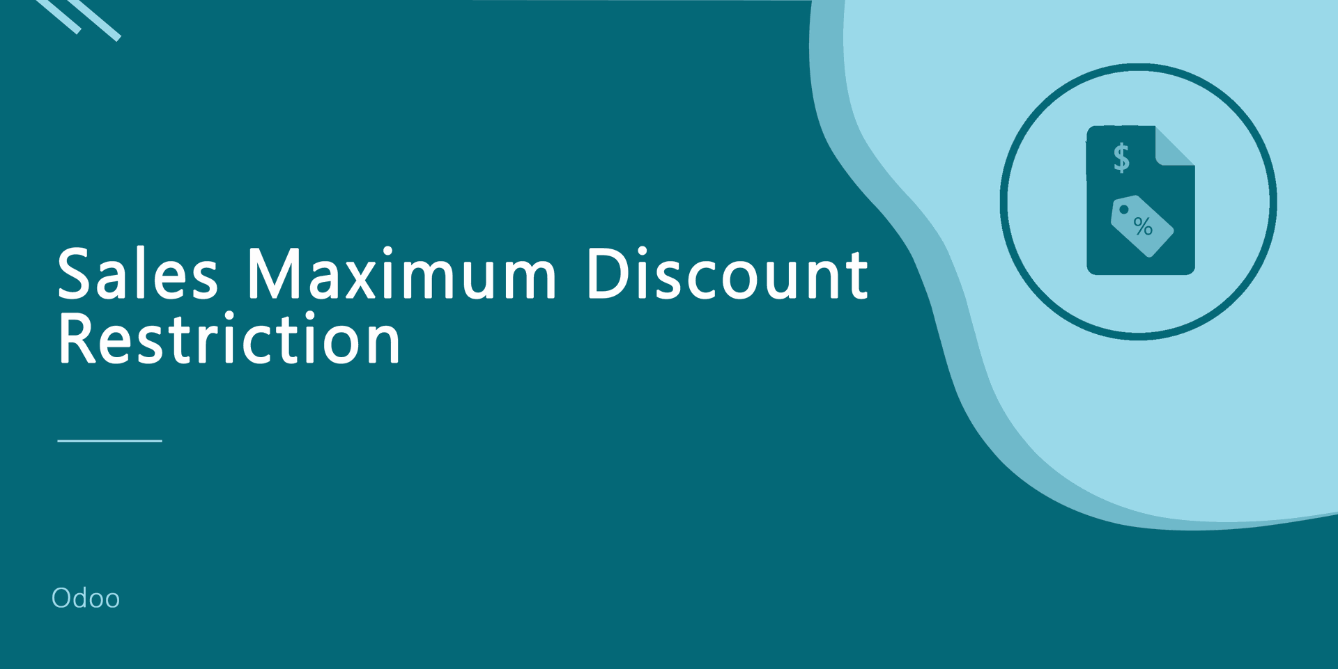 Sales Maximum Discount Restriction
