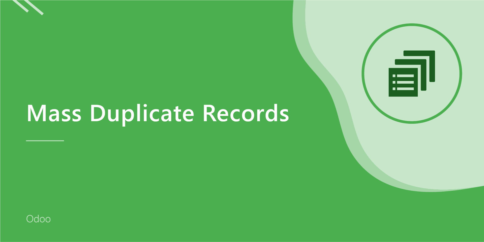 Mass Duplicate Records