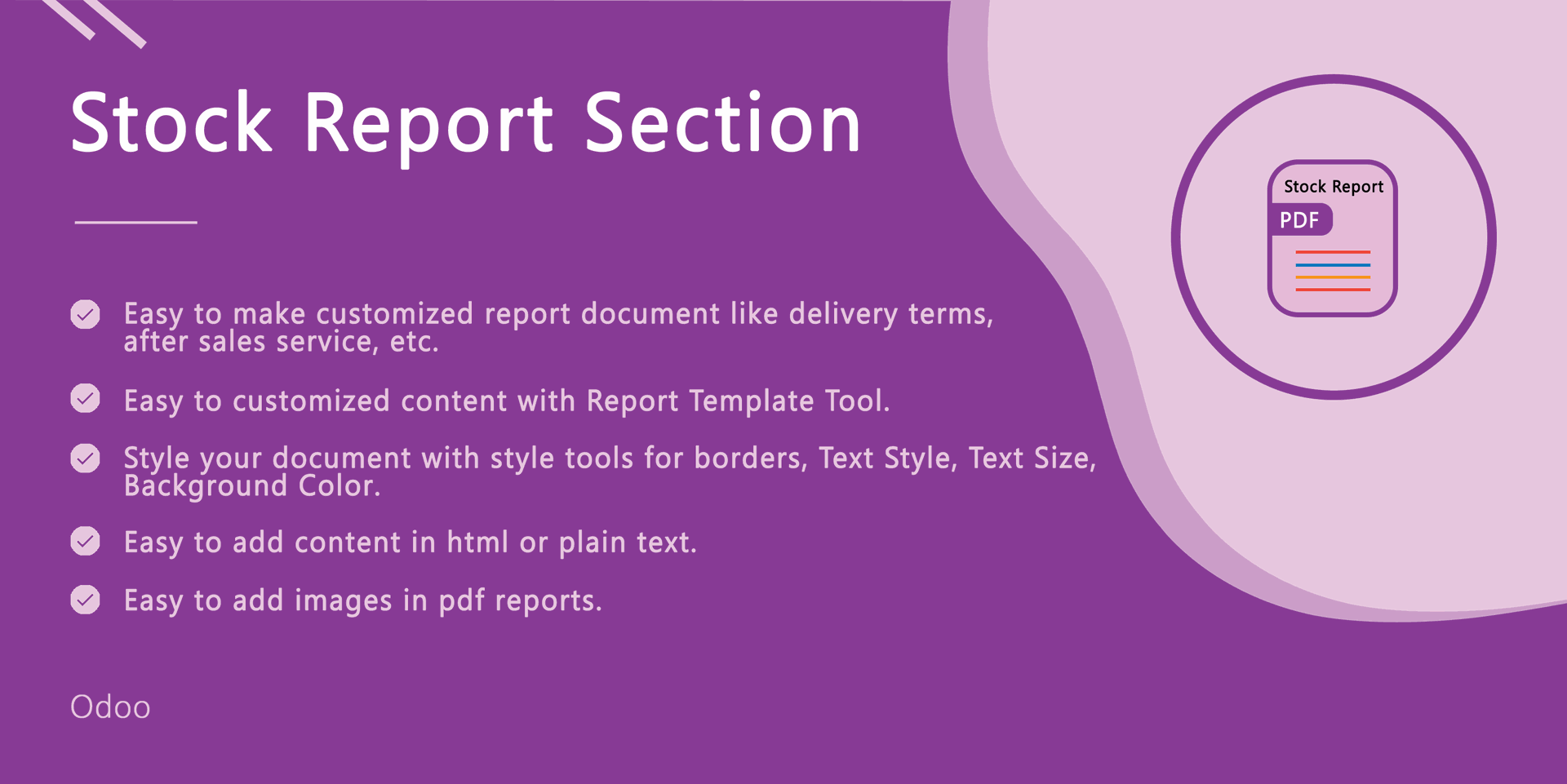 Purchase Reprot Section