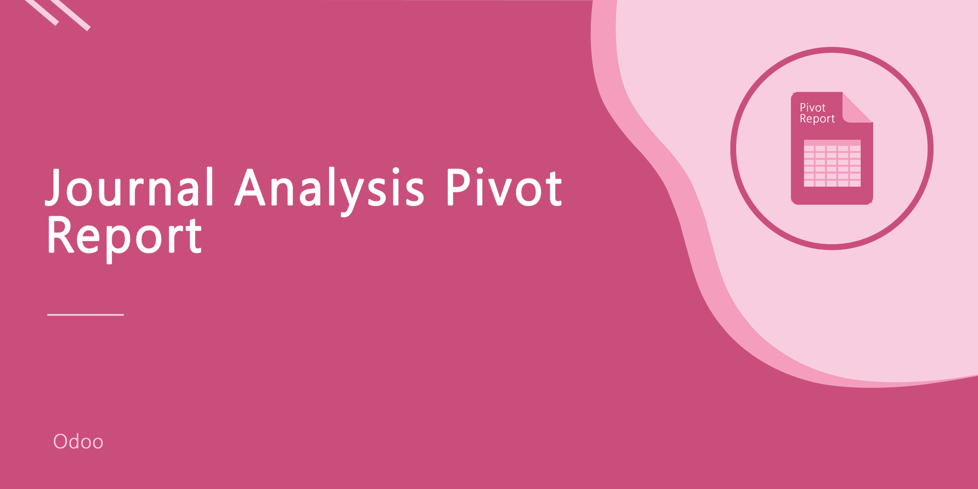 Journal Analysis Pivot Report
