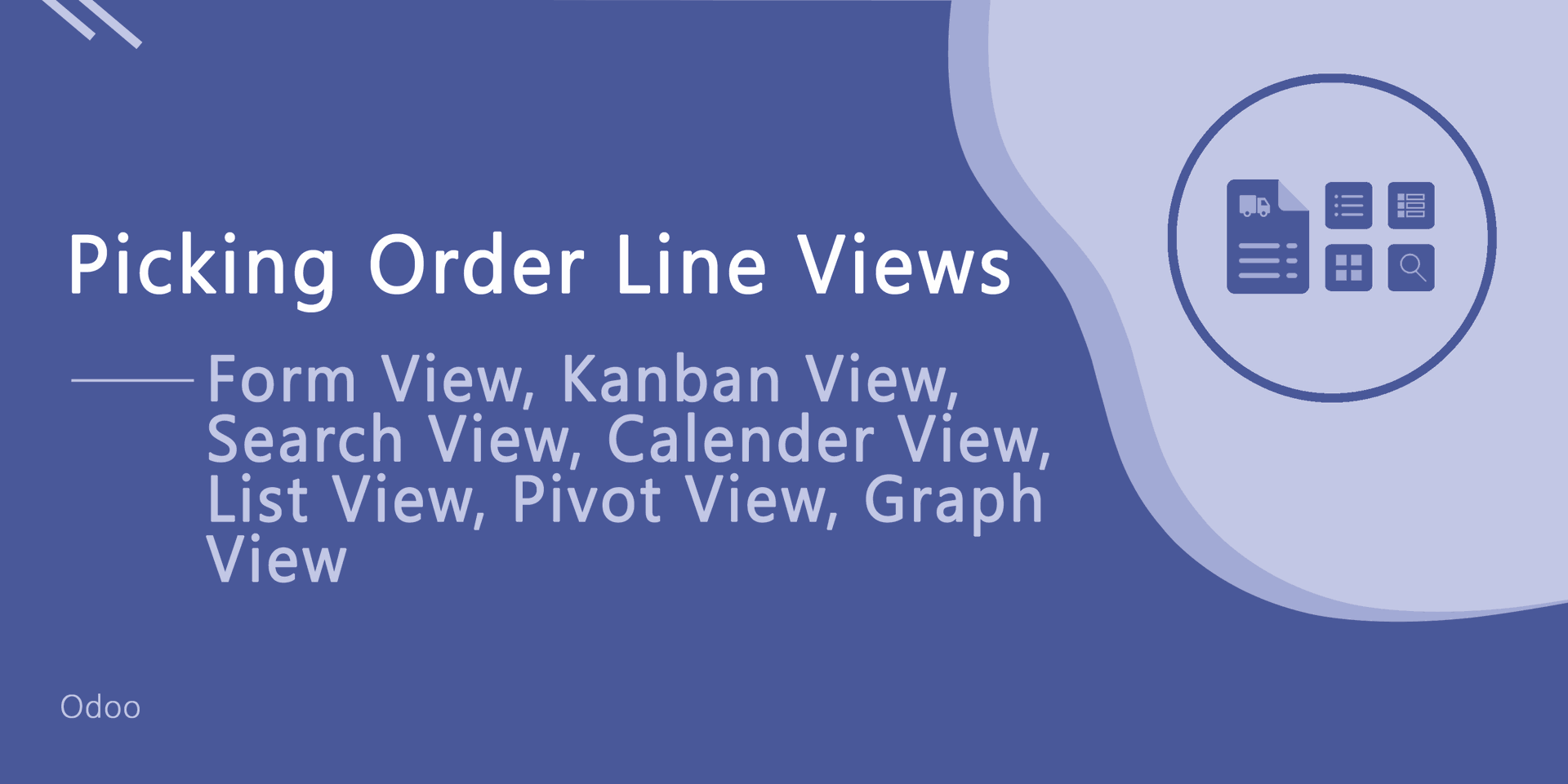 Picking Order Line Views
