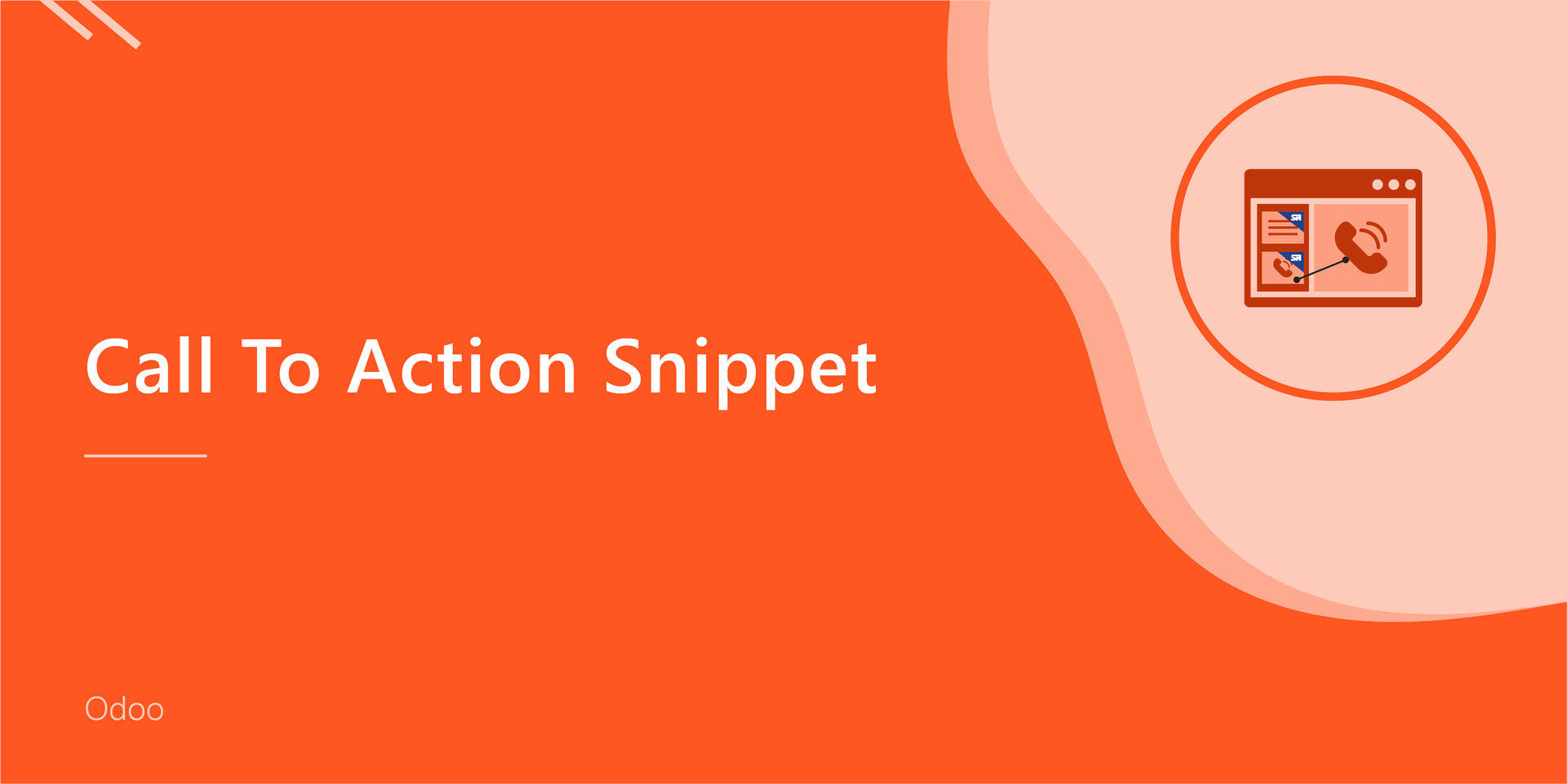 Call to action snippet