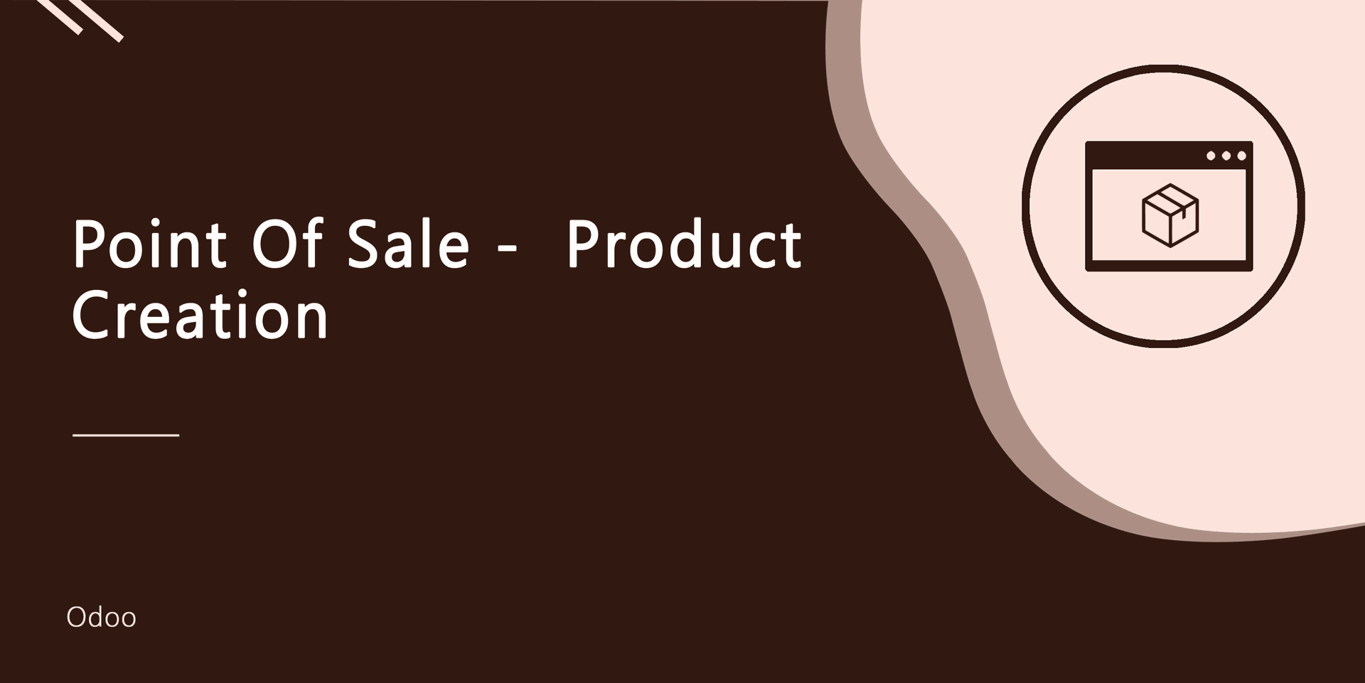 Point Of Sale -  Product Creation