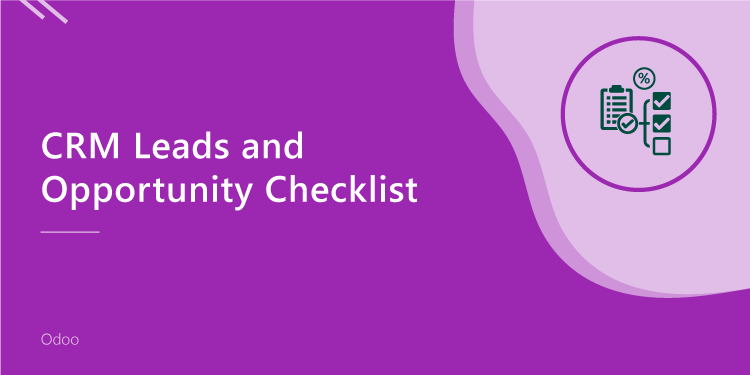 CRM Leads & Opportunity Checklist
