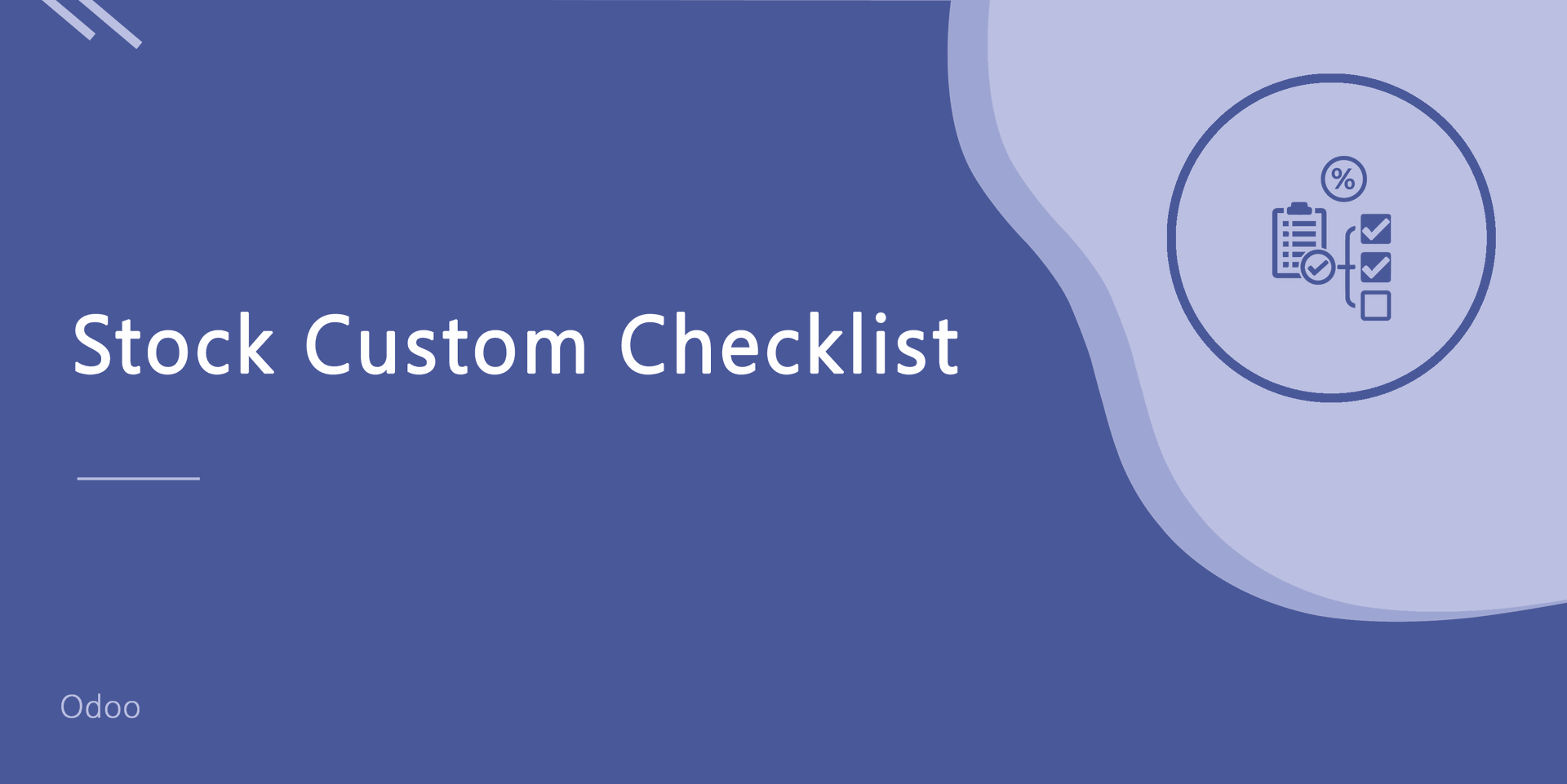 Stock Custom Checklist
