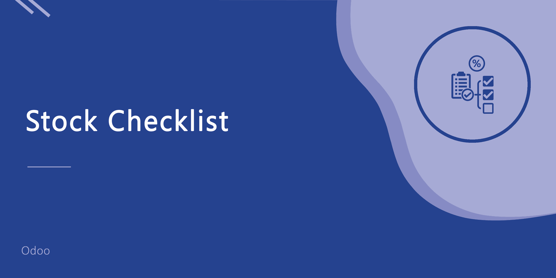 Stock Checklist
