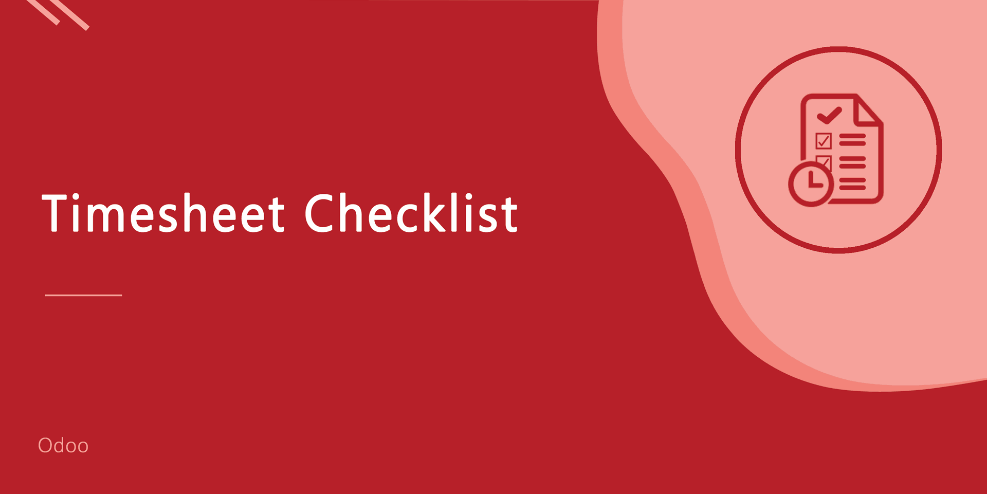 Timesheet Checklist
