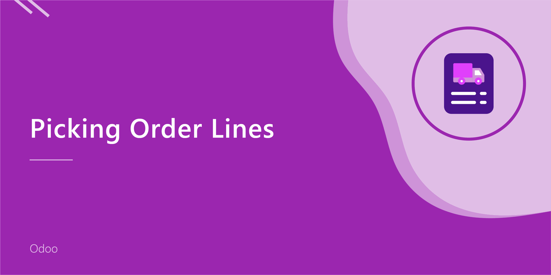 Picking Order Lines
