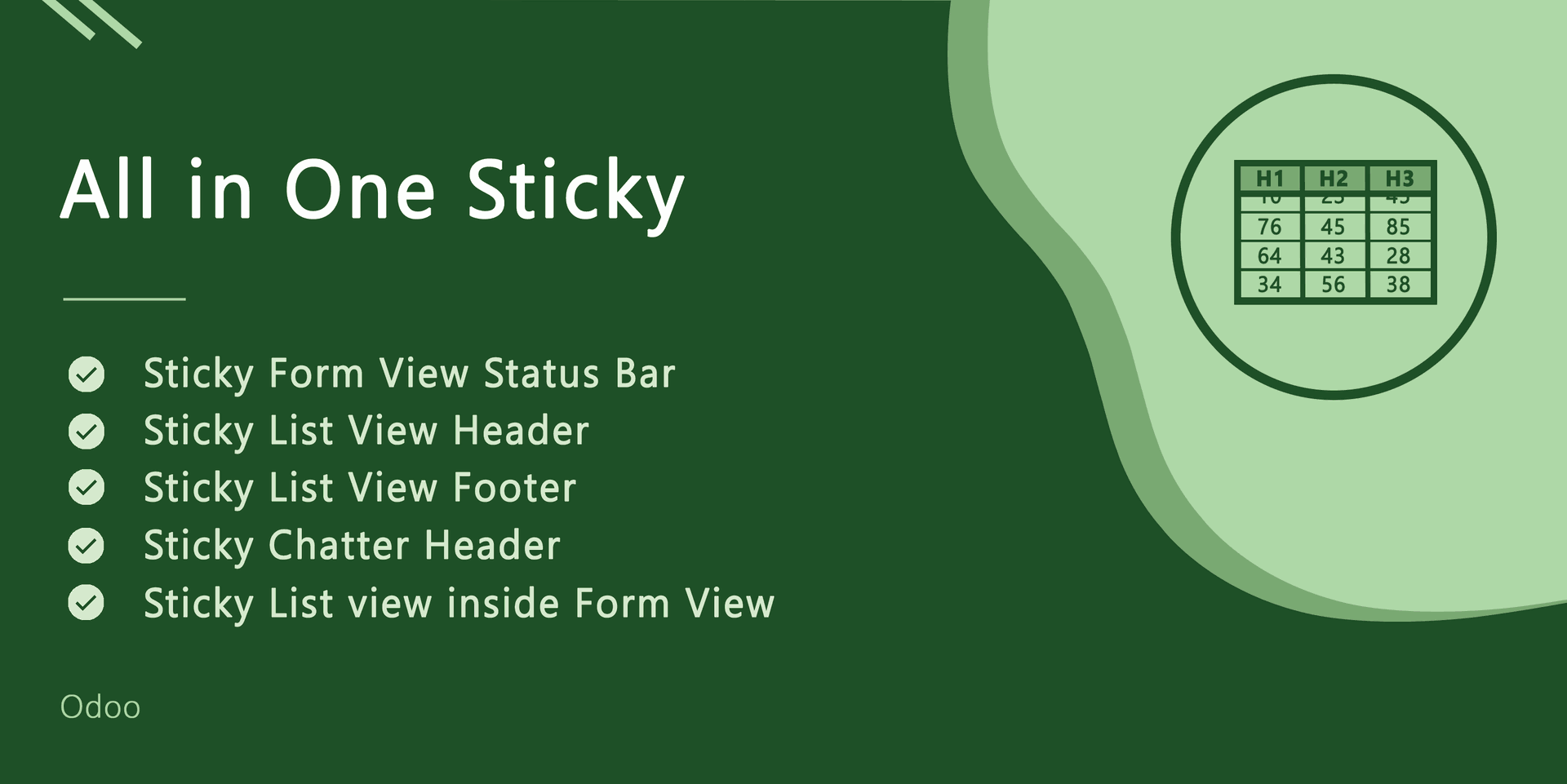 All in One Sticky Header
