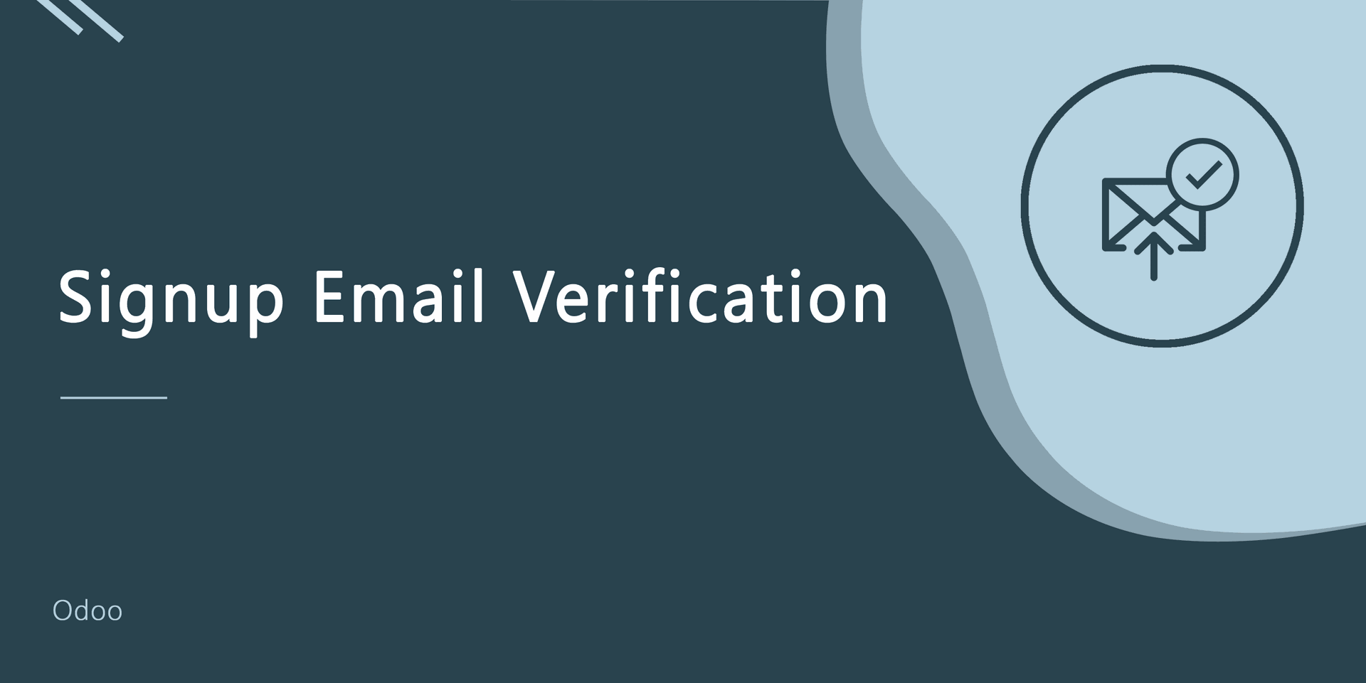 Signup Email Verification
                     