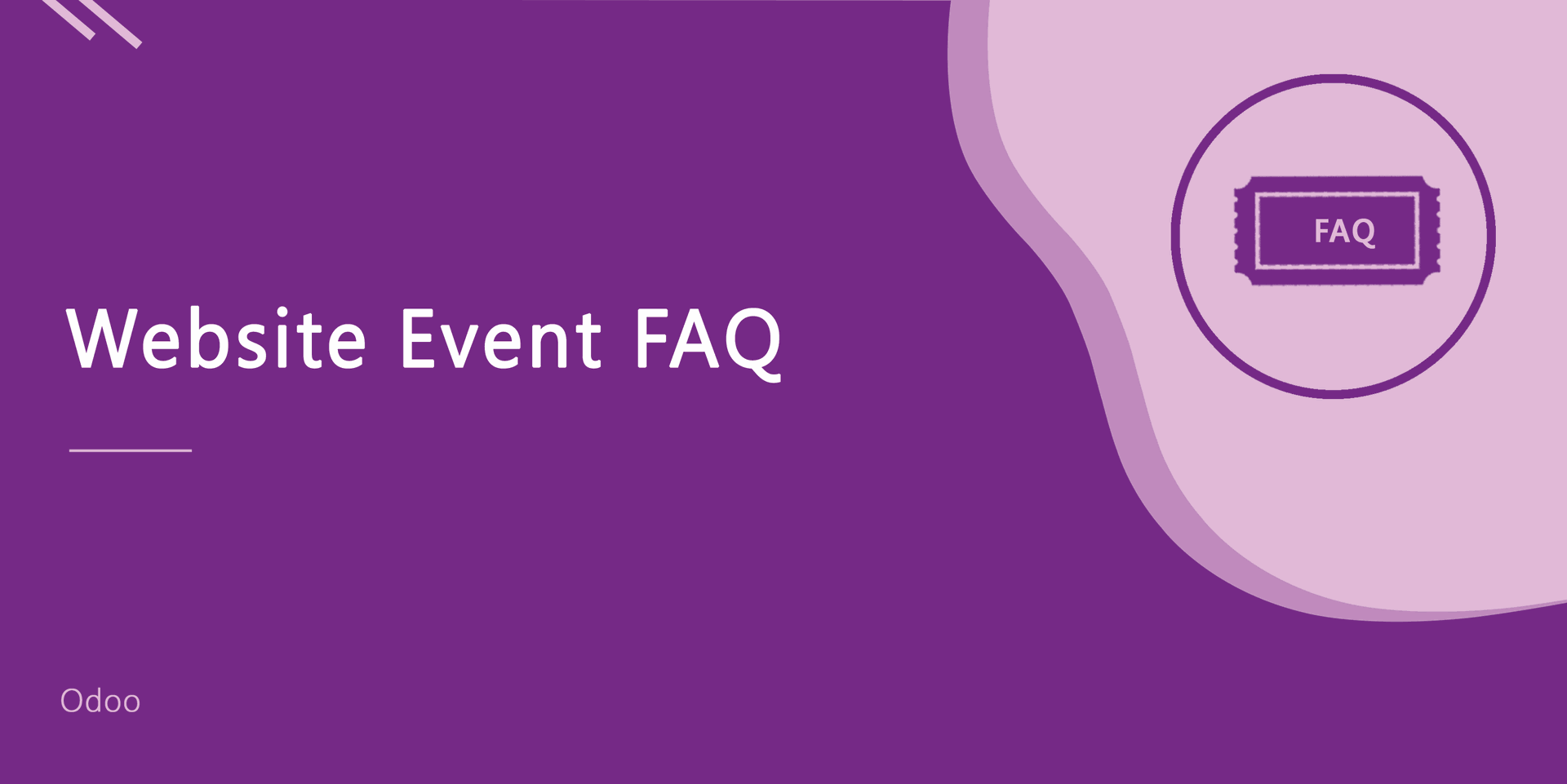 Website Event FAQ
