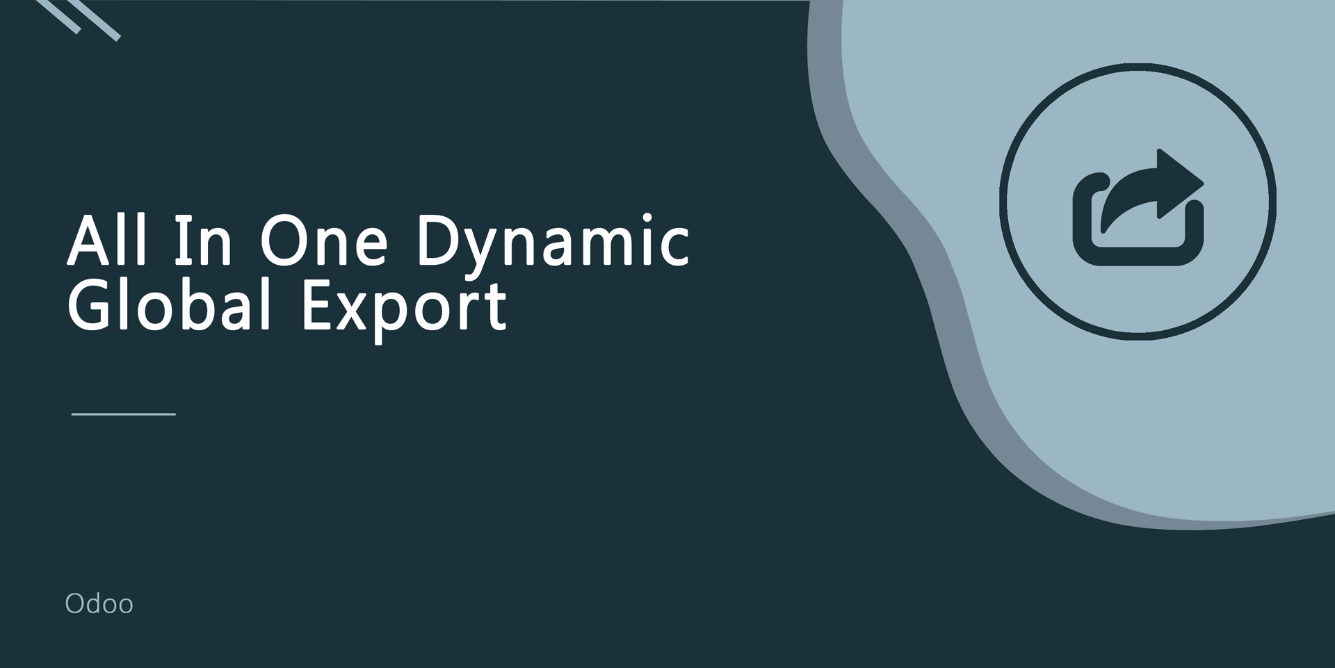 All in one dynamic global export