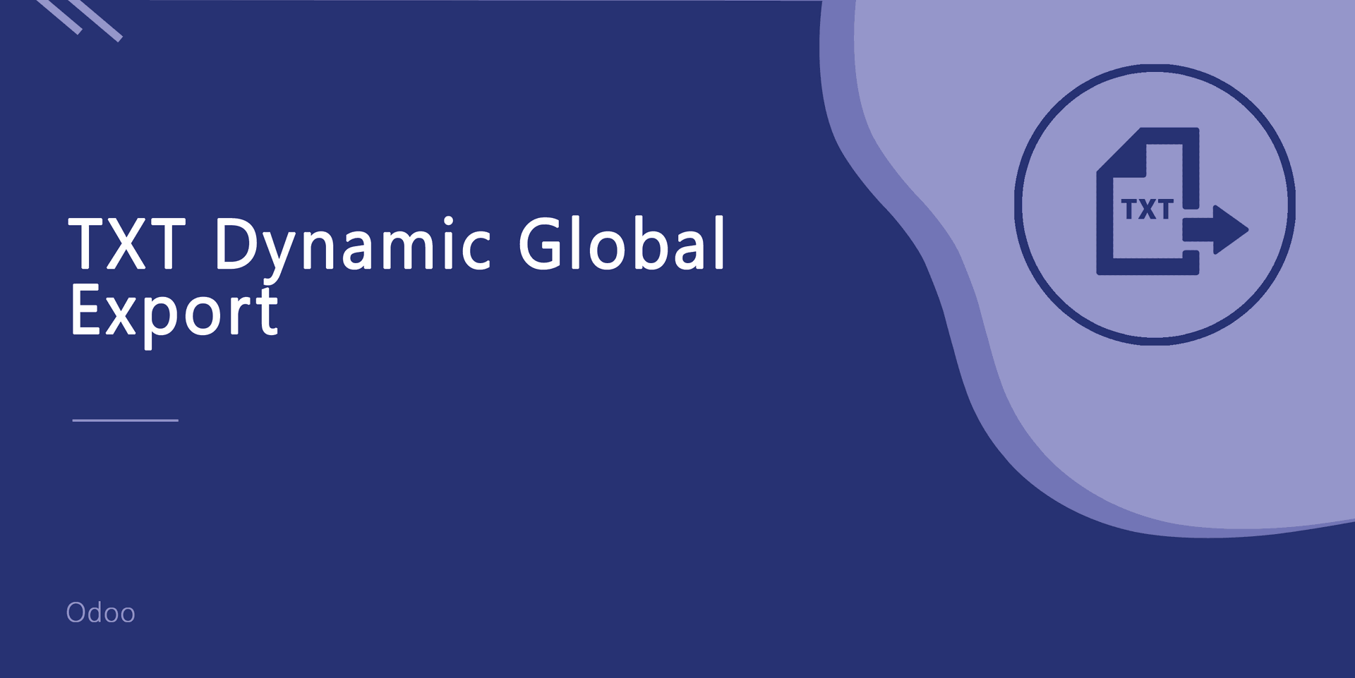 TXT Dynamic Global Export