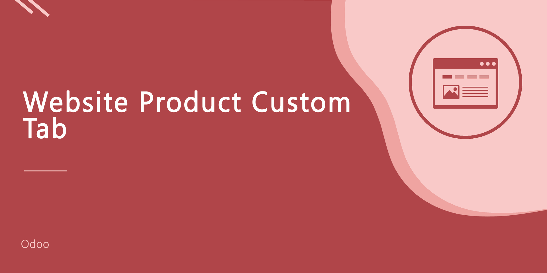 Website Product Custom Tab
