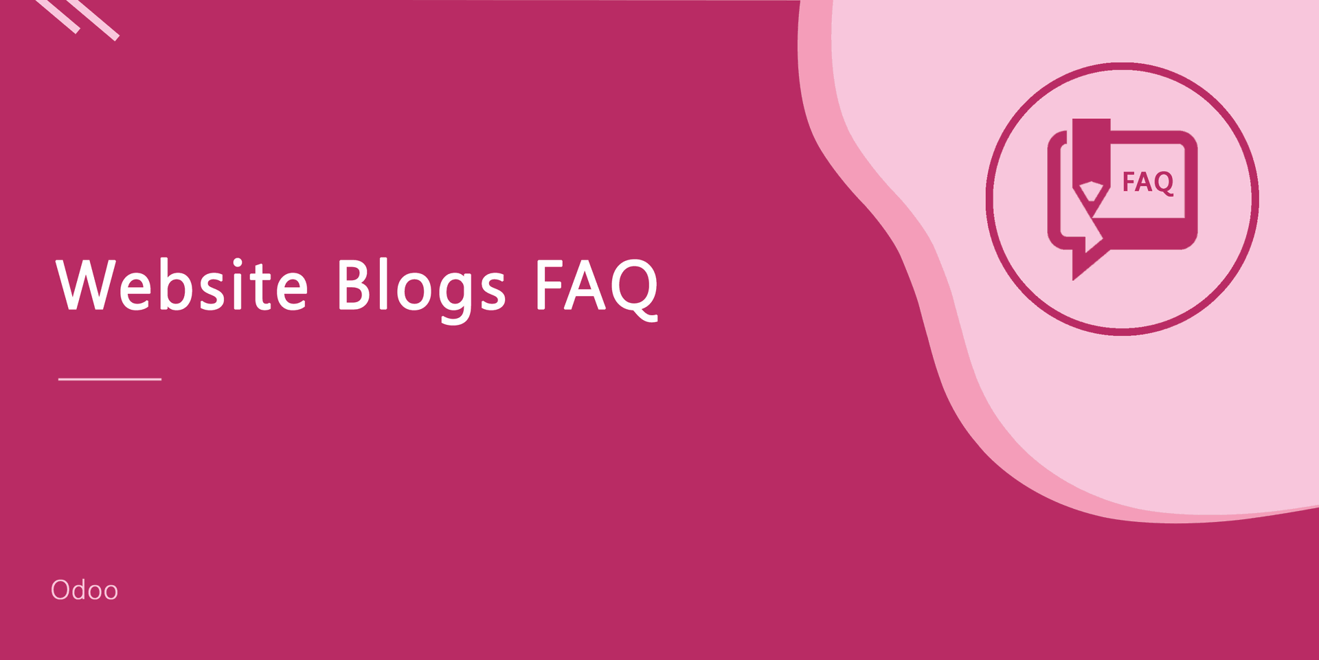 Website Blogs FAQ
