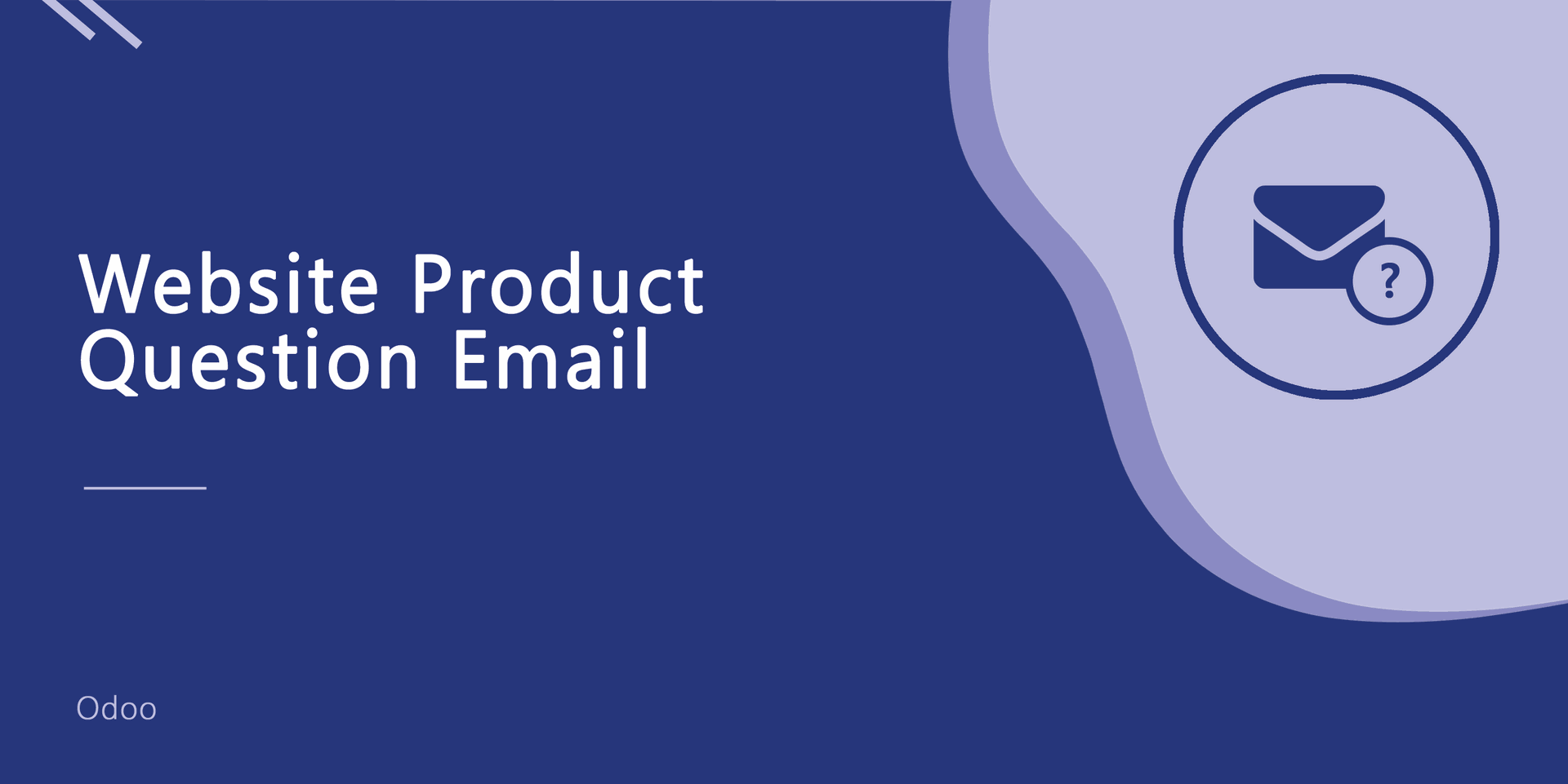 Website Product Question Email

