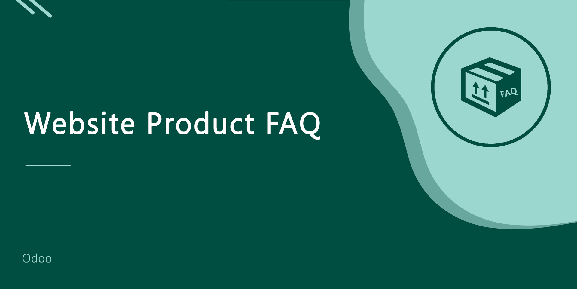 Website Product FAQ
