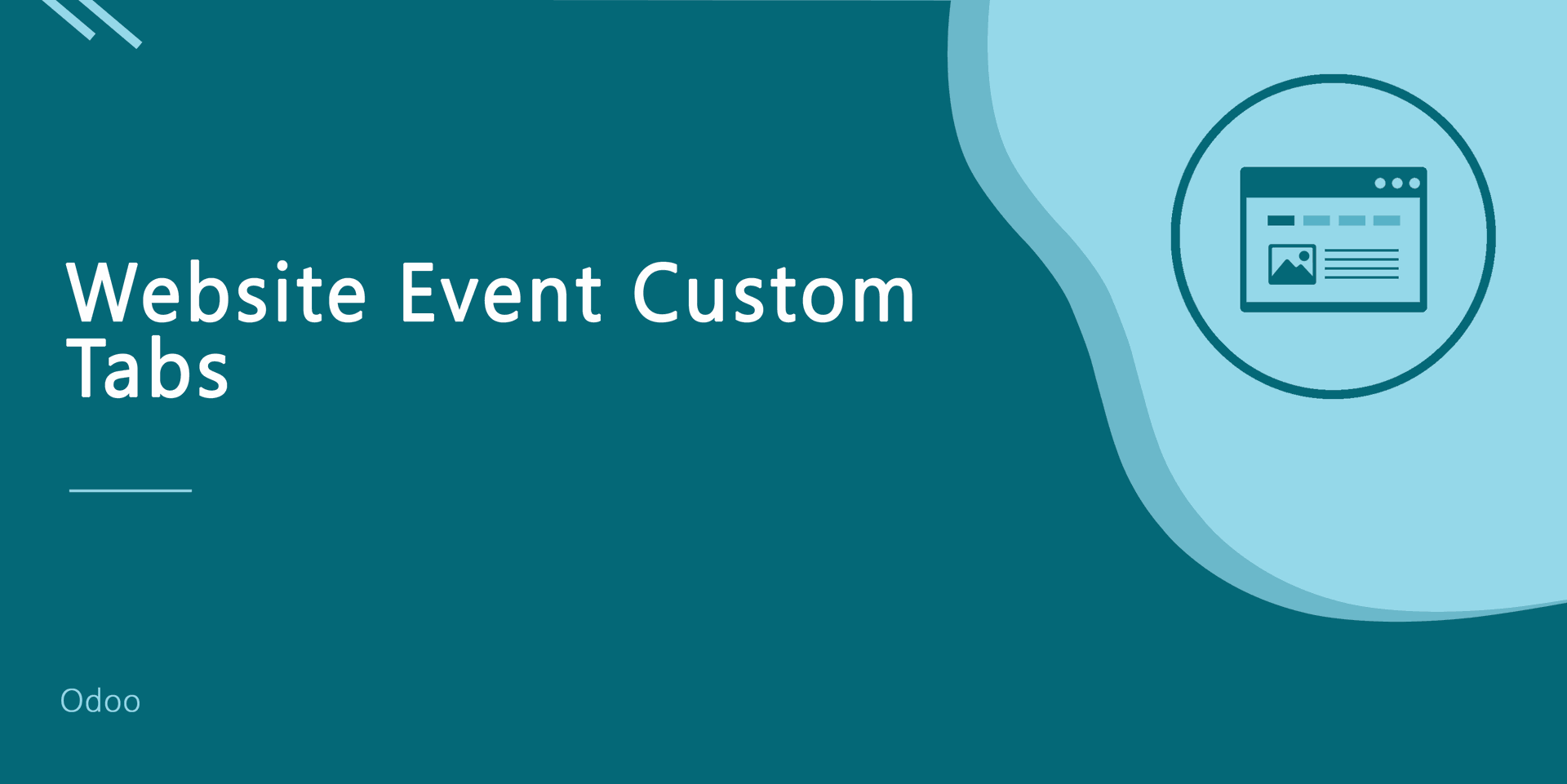 Website Event Custom Tab

