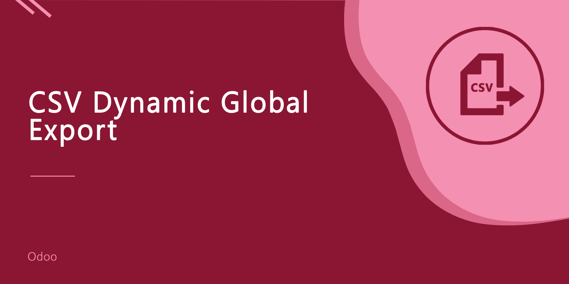 CSV Dynamic Global Export