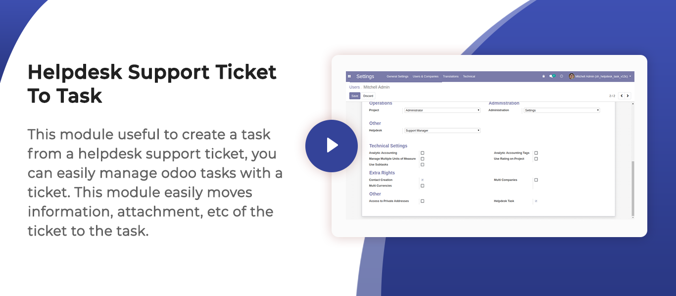 Helpdesk Support Ticket To Task