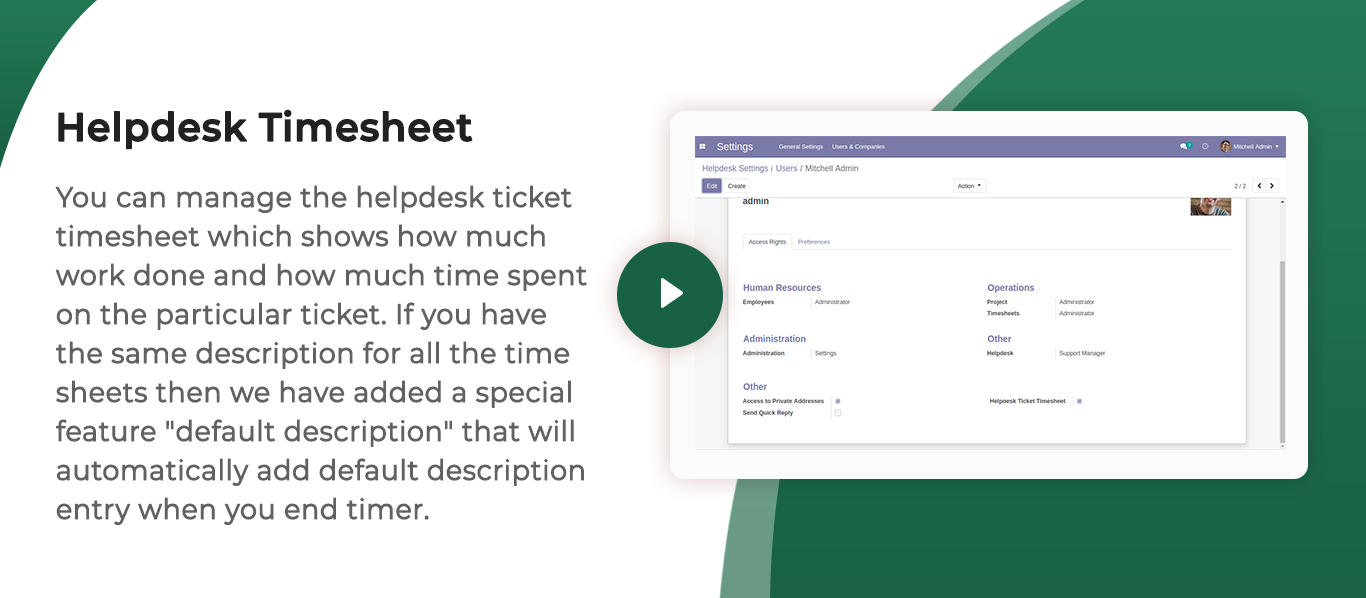 Helpdesk Timesheet