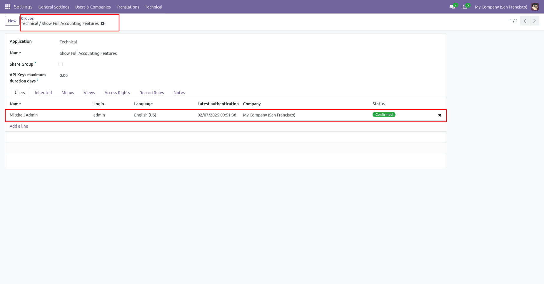 Assign Full Accounting Features