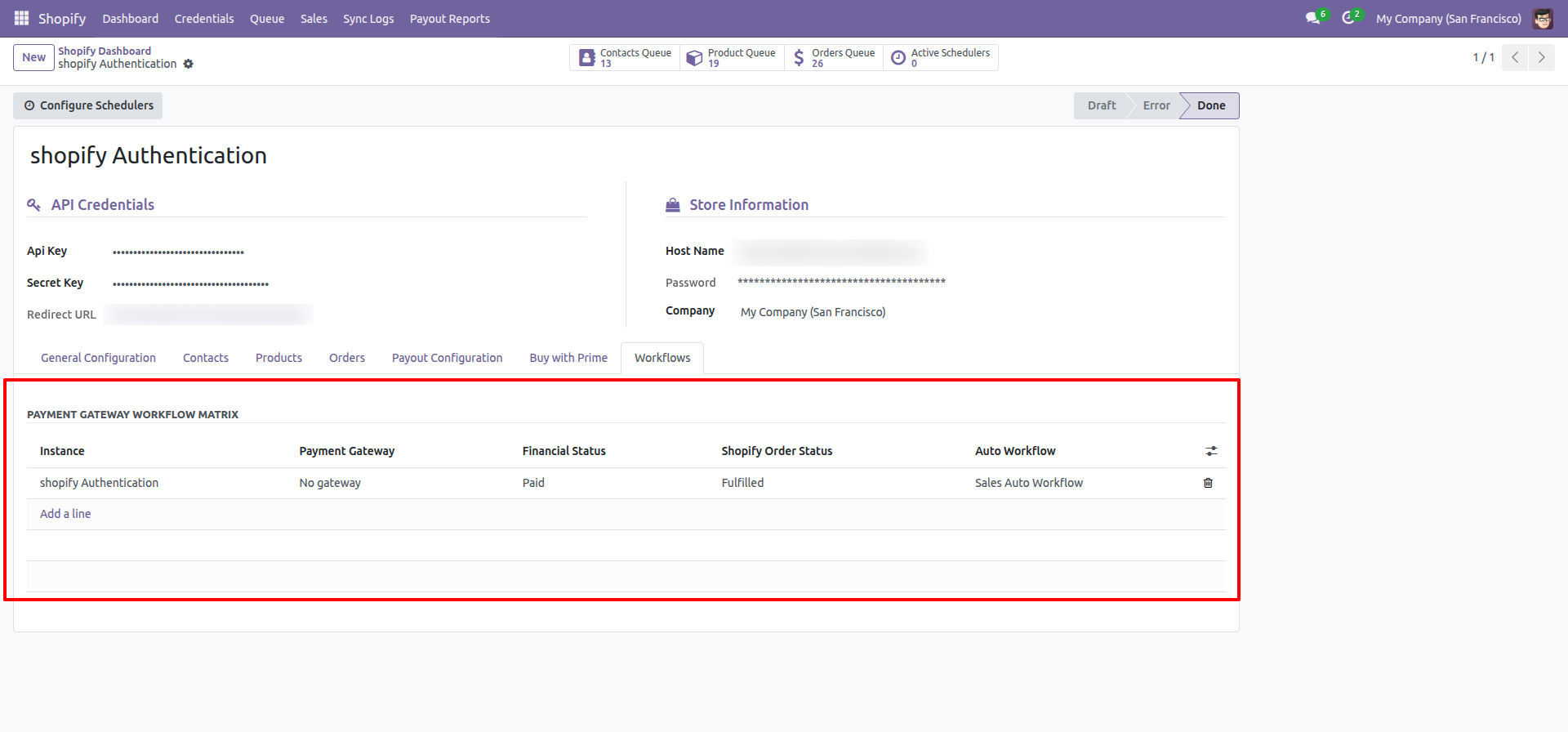 Import Orders interface screenshot