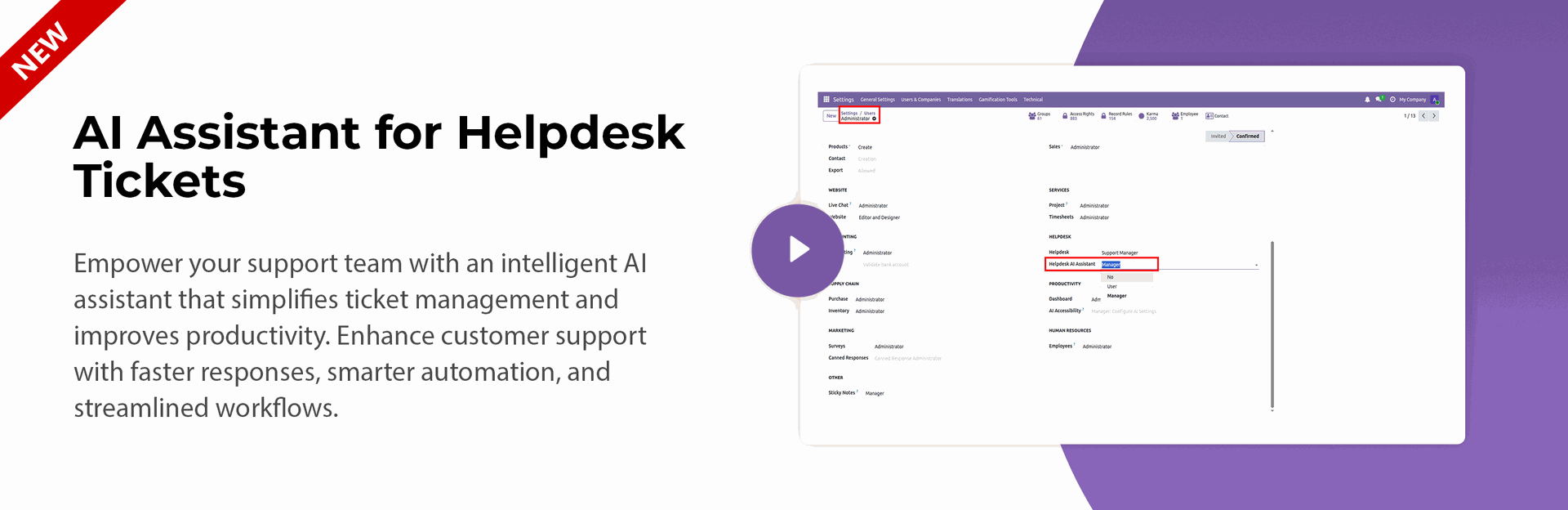 AI Assistant for Helpdesk Tickets