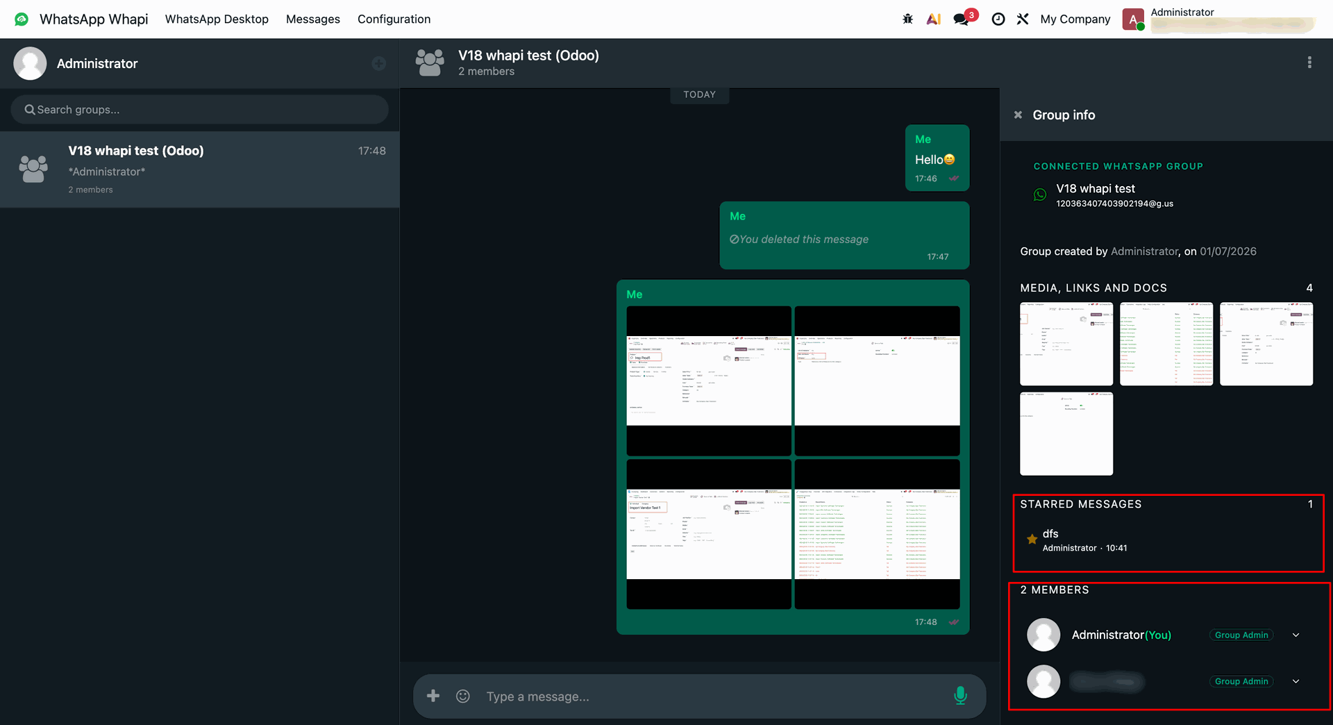 workflow step screen