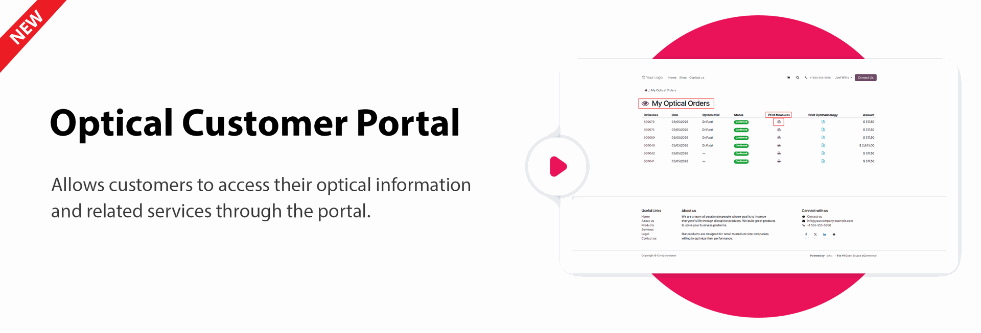 Optical Customer Portal