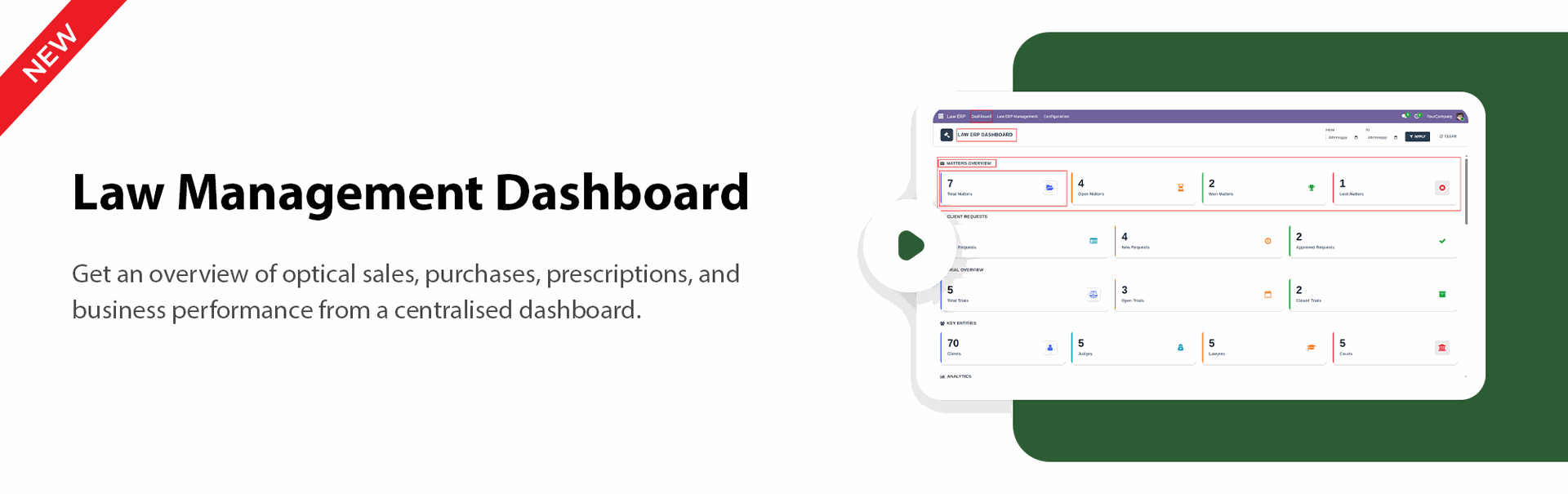 Law Management Dashboard