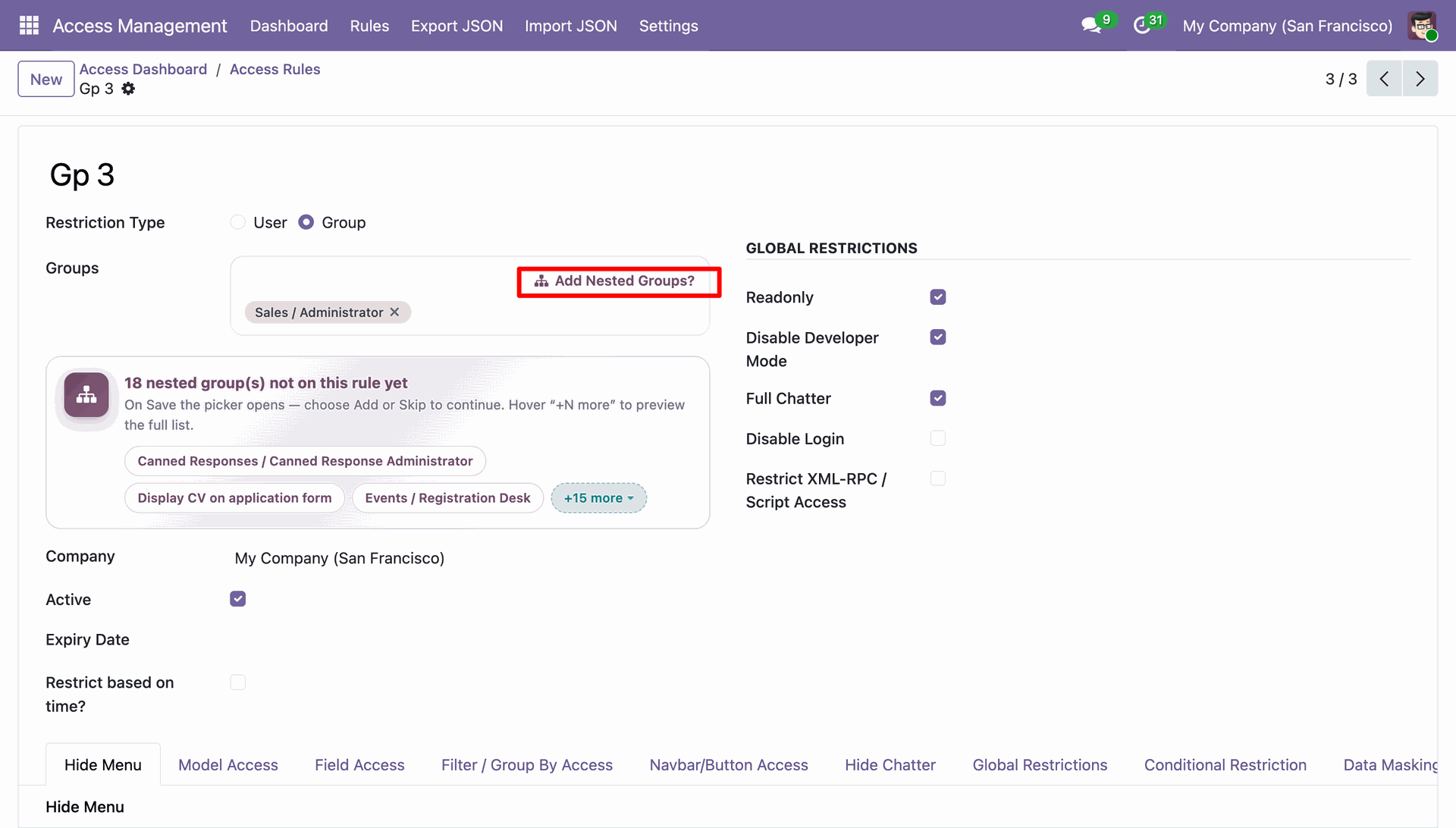 Select Groups