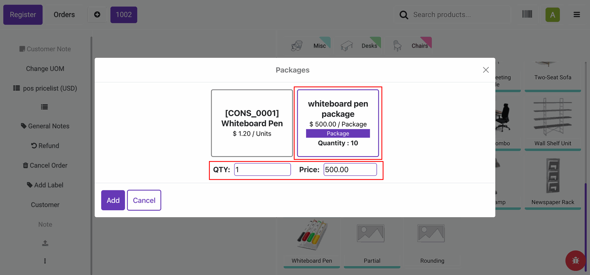 Package price updated to new rate 
