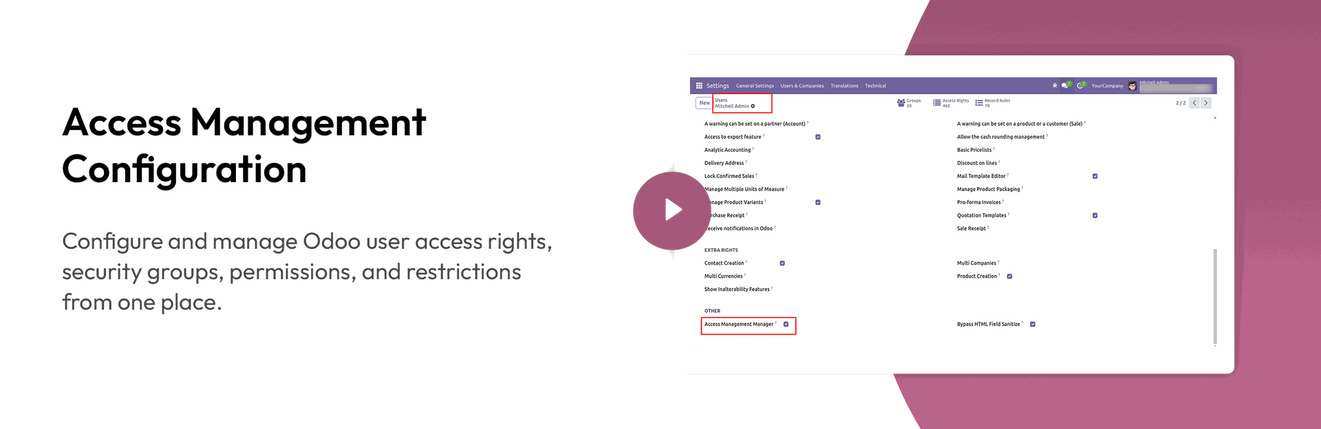 Access Management Configuration