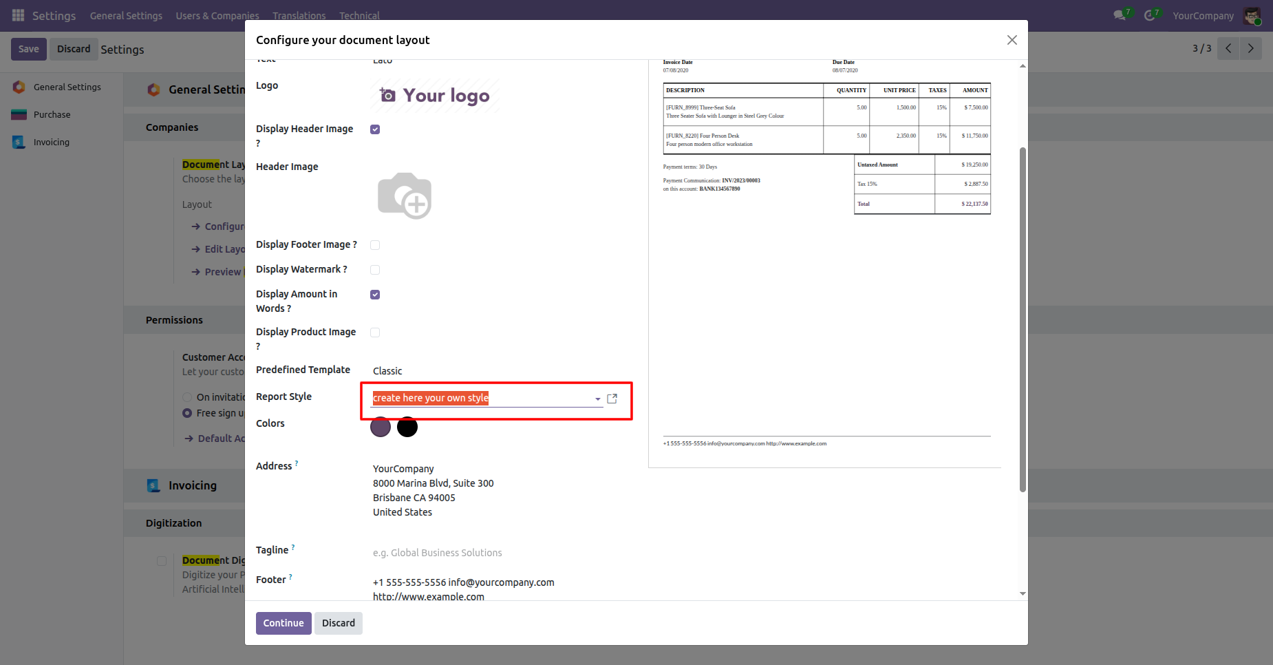 custom_report_style_selection
