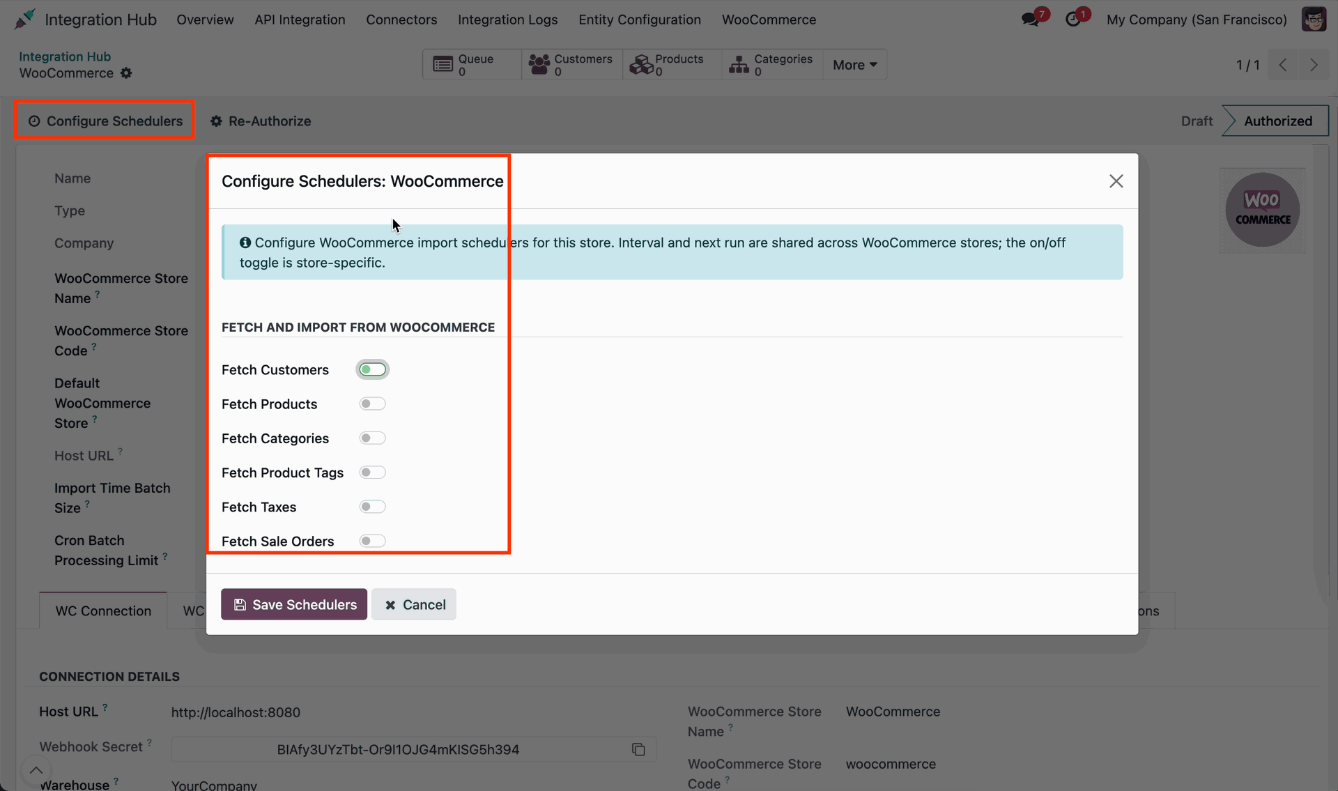 WooCommerce Multi-Store Instance List