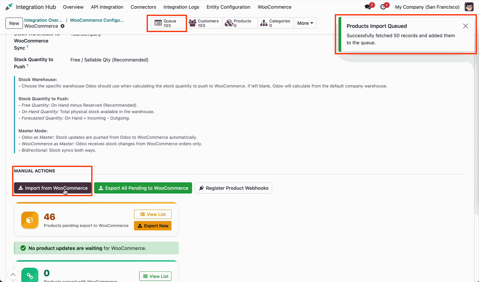 Imported Product Template View