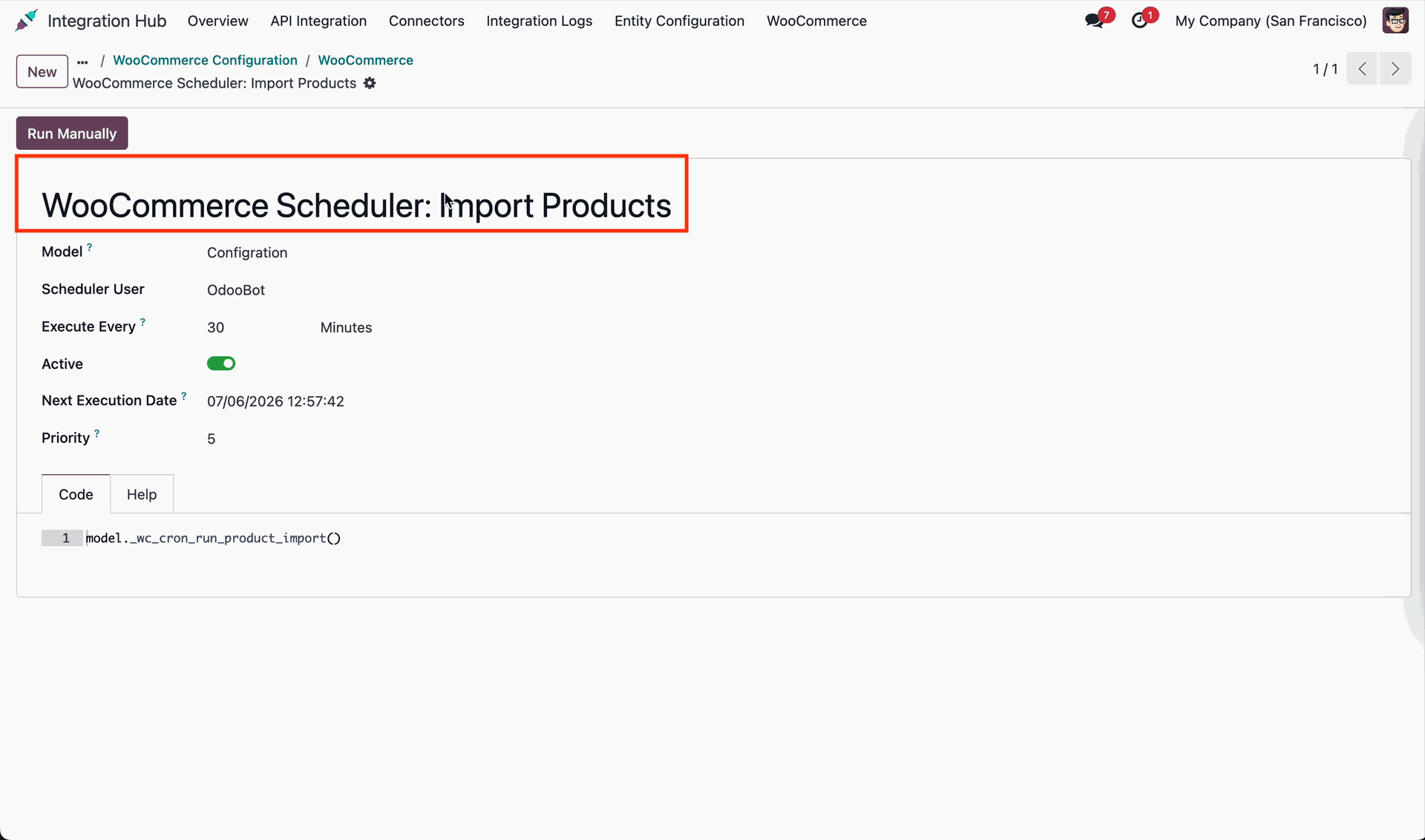 Product Variant Sync Management