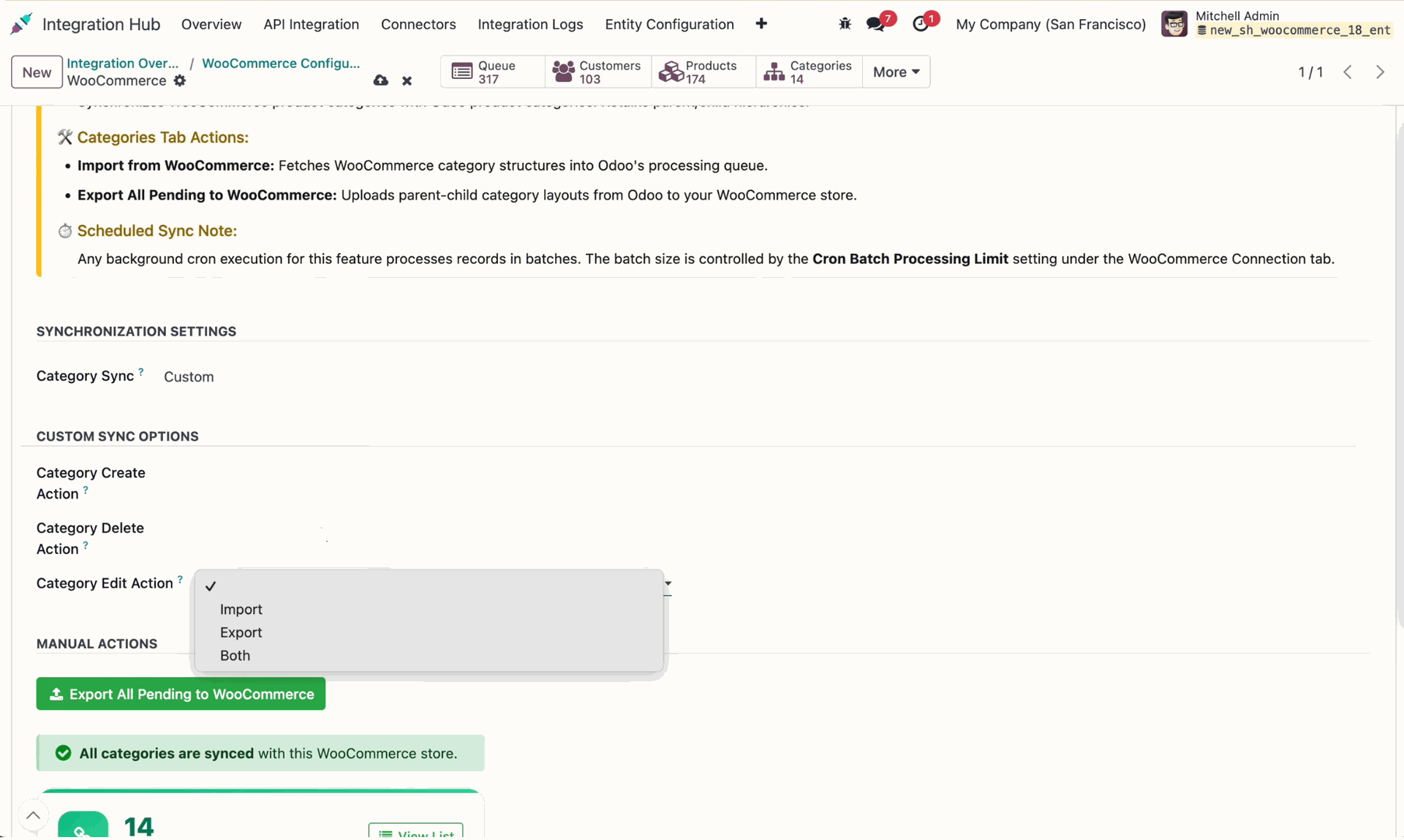Filter Categories by WooCommerce Store