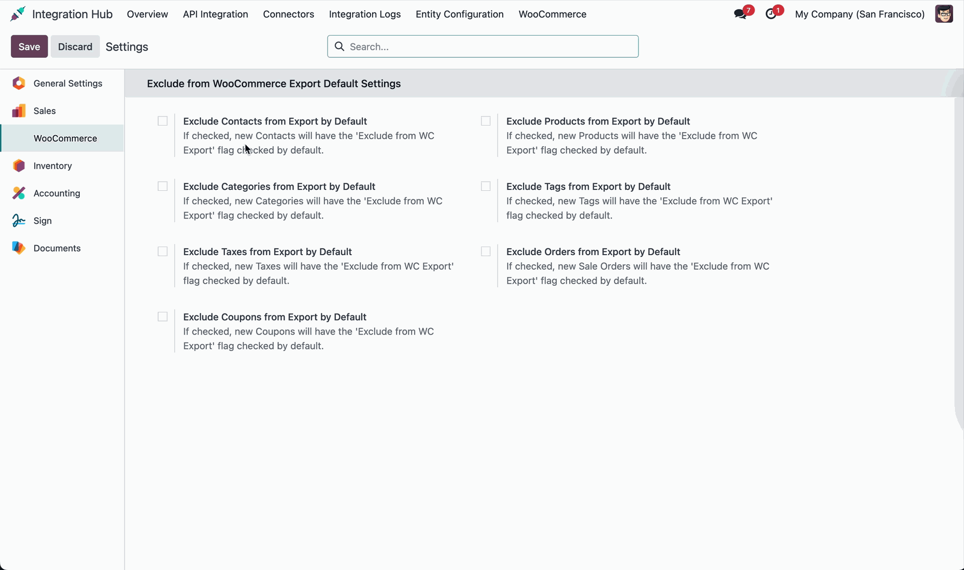 Category Sync Error Audit Log
