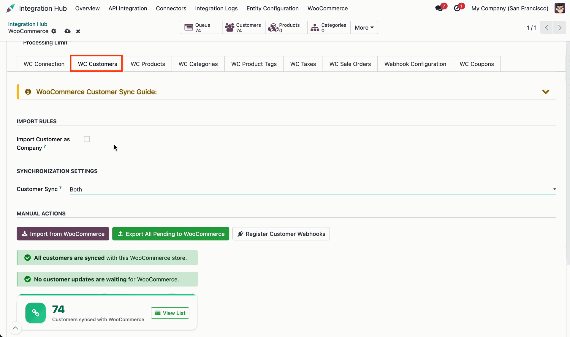Export Customers Wizard